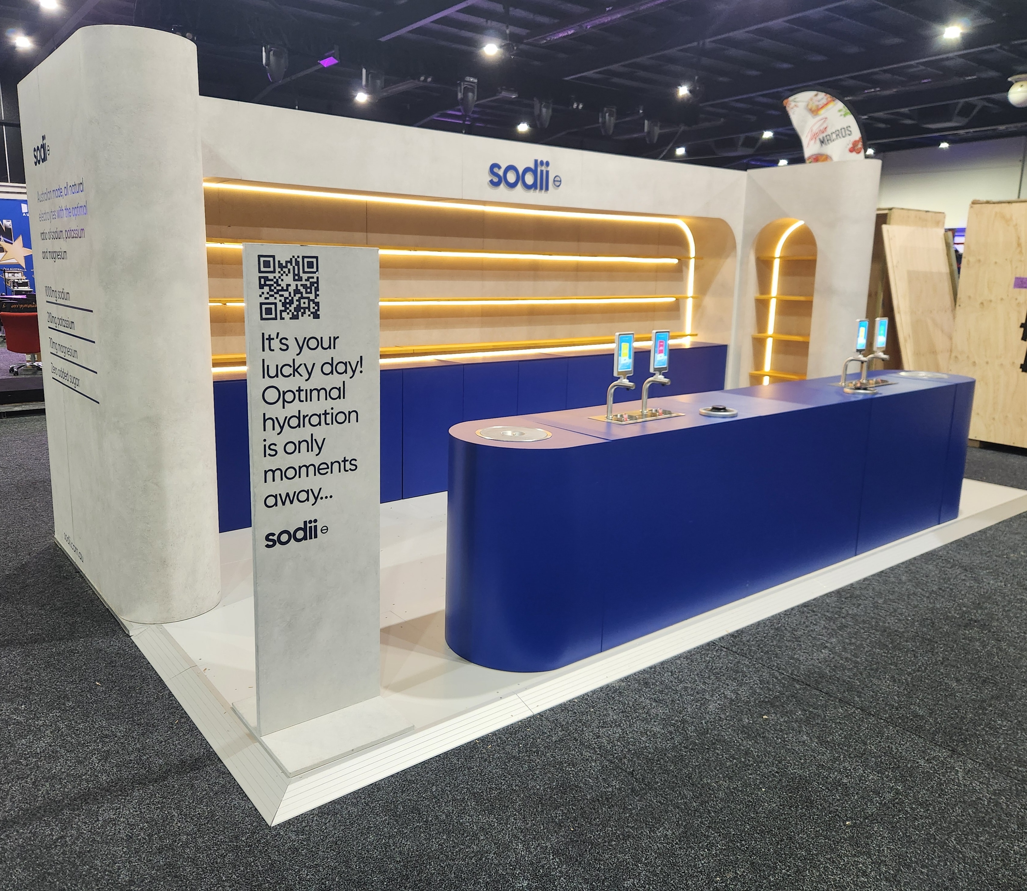 Exhibition stand showcase